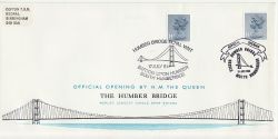 1981-07-17 The Humber Bridge Double Postmark Souv (81814)