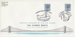 1981-07-17 The Humber Bridge Double Postmark Souv (81815)