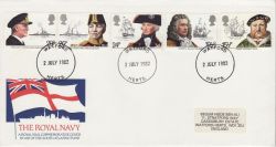1982-07-02 Royal Navy Commemorative Cover Watford (81830)