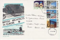 1987-05-12 Architects in Europe Bristol FDC (81851)