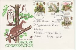 1986-05-20 Species at Risk Stamps Bristol FDC (81854)