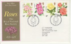 1976-06-30 Roses Stamps Bureau FDC (81865)