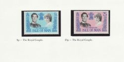1981 Isle of Man Royal Wedding Stamps MNH (81873)