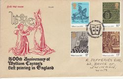 1976-09-29 Caxton Printing Stamps Westminster SW1 FDC (81915)