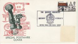 1970-02-14 The Queen's Regiment Canterbury Pmk (81993)