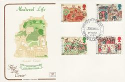 1986-06-17 Medieval Life Stamps Winchester FDC (82059)