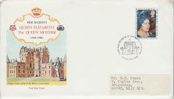1980-08-04 Queen Mother Glamis Castle FDC (82111)