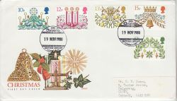 1980-11-19 Christmas Stamps London WC FDC (82113)