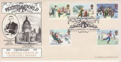 1990-11-13 Christmas Stamps St Paul's EC4 Official FDC (82133)