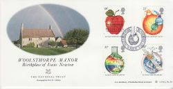 1987-03-24 Isaac Newton Woolsthorpe Manor FDC (82139)