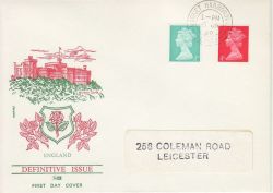 1969-01-06 Definitive Stamps Market Harborough cds FDC (82149)
