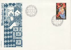 1972-12-07 Liechtenstein Christmas Stamp FDC (82185)