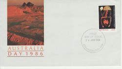 1986-01-24 Australia Day Stamp FDC (82195)