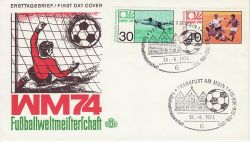 1974-06-30 Germany Football Stamps FDC (82199)