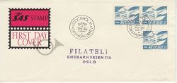 1961-02-24 Sweden SAS Stamps FDC (82214)