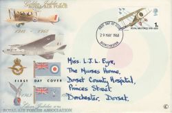 1968-05-29 Royal Air Force Stamp Dorchester FDC (82225)