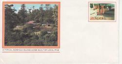 Norfolk Island Home Built of Pine Postal Stationery (82246)