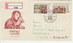 1967-04-10 Czechoslovakia World Fair Stamps FDC (82260)
