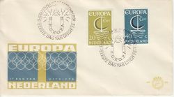 1966-09-26 Netherlands Europa Stamps FDC (82266)