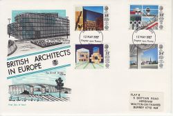 1987-05-12 Architects in Europe Kingston FDC (82285)
