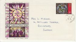 1971-10-13 Christmas Stamps Gemini cds FDC (82311)