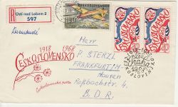1968 Czechoslovakia Stamps Reg Cover (82341)