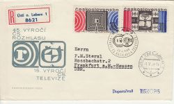 1968-04-29 Czechoslovakia Radio and TV FDC (82347)