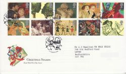 1995-03-21 Greetings Stamps Lover FDC (82434)
