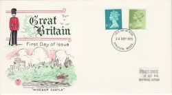 1975-09-24 Definitive Stamps Windsor FDC (82508)