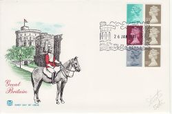 1981-01-26 Definitive Booklet Stamps WINDSOR FDC (82520)