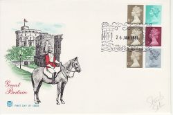 1981-01-26 Definitive Booklet Stamps WINDSOR FDC (82523)
