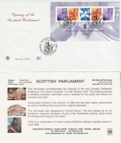 2004-10-05 Scottish Parliament M/S Edinburgh FDC (82585)
