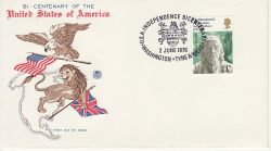 1976-06-02 American Independence Washington FDC (82606)