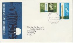 1965-10-08 Post Office Tower Bureau EC1 FDC (82626)