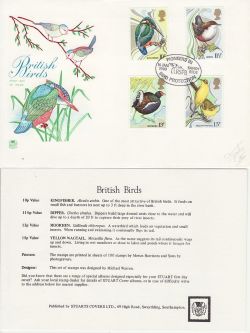 1980-01-16 Birds Stamps RSPB Sandy Beds FDC (82652)