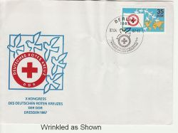 1987-04-07 Germany DDR Red Cross Stamp FDC (82706)