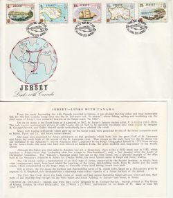 1978-06-09 Jersey Links with Canada Stamps FDC (82710)