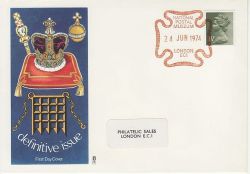 1974-06-24 3½p CB Stamp London EC1 FDC (82789)