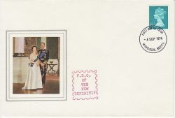 1974-09-04 Definitive Stamps Windsor FDC (82795)