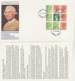 1980-04-16 Wedgwood Booklet Stamps Bromley FDC (82812)