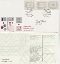 1984-05-01 Frama Postage Labels Bureau FDC (82813)