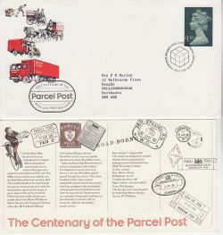 1983-08-03 £1.30 Parcel Post Stamp Bureau FDC (82814)