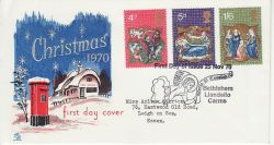 1970-11-25 Christmas Stamps Bethlehem FDC (82890)