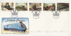 1985-01-22 Famous Trains Stamps Bristol FDC (82907)