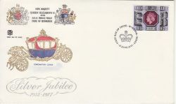 1977-06-15 Silver Jubilee Stamp Windsor FDC (82909)