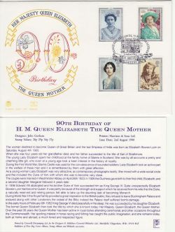 1990-08-02 Queen Mother 90th London SW1 FDC (82921)