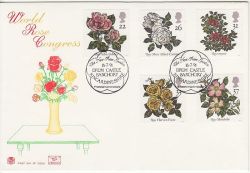 1991-07-16 Roses Stamps Drum Castle Banchory FDC (82928)