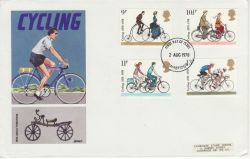 1978-08-02 Cycling Stamps Cambridge FDC (82990)