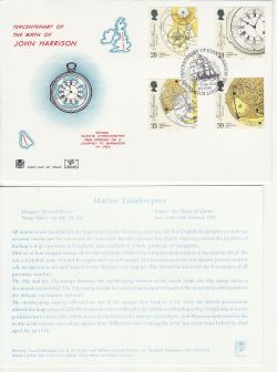 1993-02-16 Marine Timekeepers Greenwich SE FDC (83004)