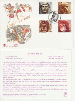 1993-06-15 Roman Britain Stamps Chester Cheshire FDC (83010)
